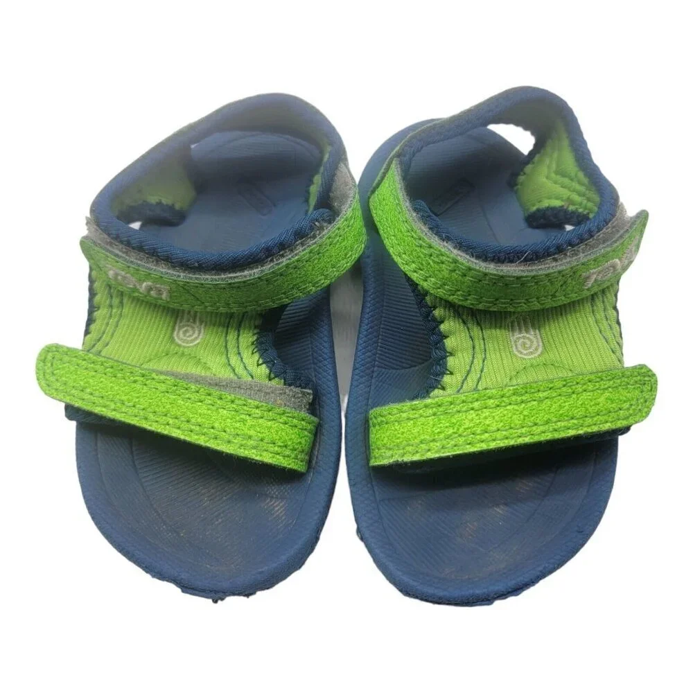 Teva Shoes Toddler Size 5 Green Psyclone 3 Waterproof Sandals Beach Vacation